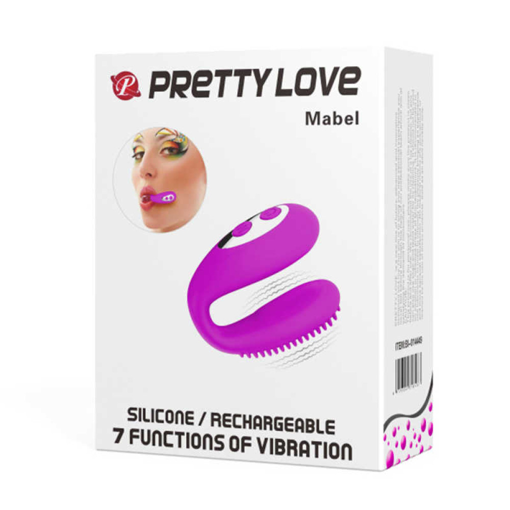 Вибронасадка для оральных ласк Pretty Love Mabel (37670), zoom