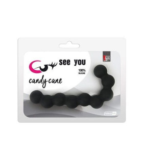 Анальні намиста силіконові, чорного кольору, 13.1 см - No Taboo