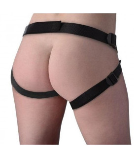 Страпон реалістичний з силікону, на ременях, 19.5 см - No Taboo