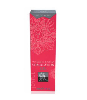Стимулирующий гель HOT SHIATSU с ароматом граната и мускатного ореха, 30 мл - No Taboo