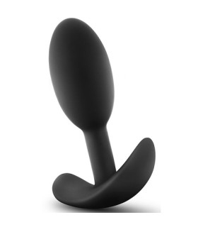 Анальная пробка Blush со смещенным центром тяжести, цвет черный - No Taboo