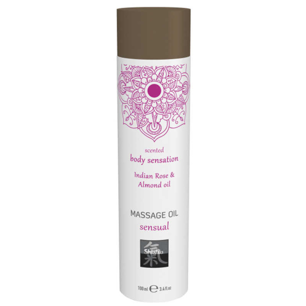 Масажна олійка HOT Sensual з ароматом індійською рози та мигдалю, 100 мл (38046), zoom