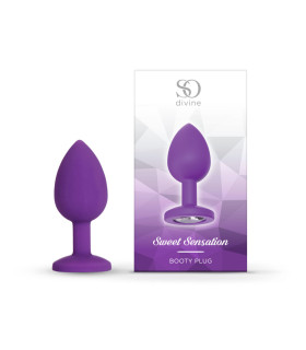 Анальная пробка 3 в 1 сменные кристаллы, размер S So Divine - No Taboo