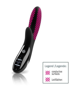 Вібратор з електростимуляцією, 17 x 4,3 см, Mystim - No Taboo