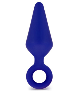 Пробка анальная ,большая, синего цвета, размер L - No Taboo