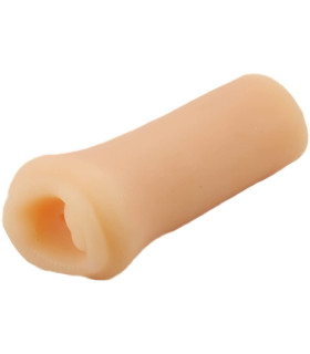 Мастурбатор ротик, телесного цвета, из силикона X5 MEN JASMINES HOT MOUTH BEIGE - No Taboo
