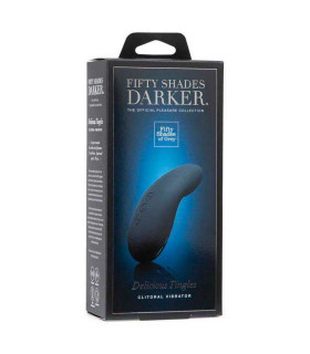 Вибратор для клитора Fifty Shades Darker, чёрный, 10.3 х 4.9 см - No Taboo