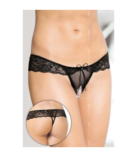 Сексуальні стрінги з інтимним вирізом з мережива S-L - No Taboo