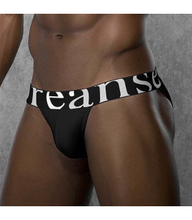 Труси чоловічі чорні з написом попереду Doreanse M - No Taboo
