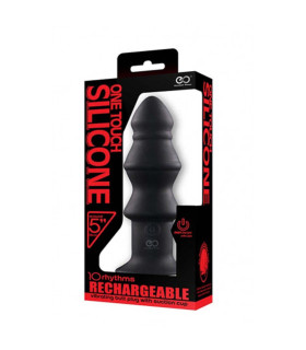 Анальная пробка с вибро 5INCH RECHARGEABLE BUTTPLUG BLACK - No Taboo