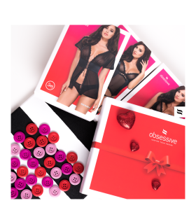 Эротичная сорочка с оттенком черного шоколада XXL - No Taboo