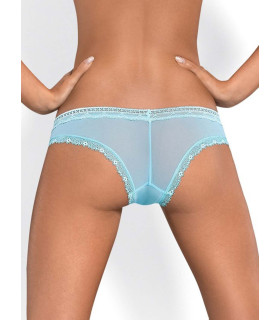 Сексуальные трусики полупрозрачные, голубые S/M - No Taboo