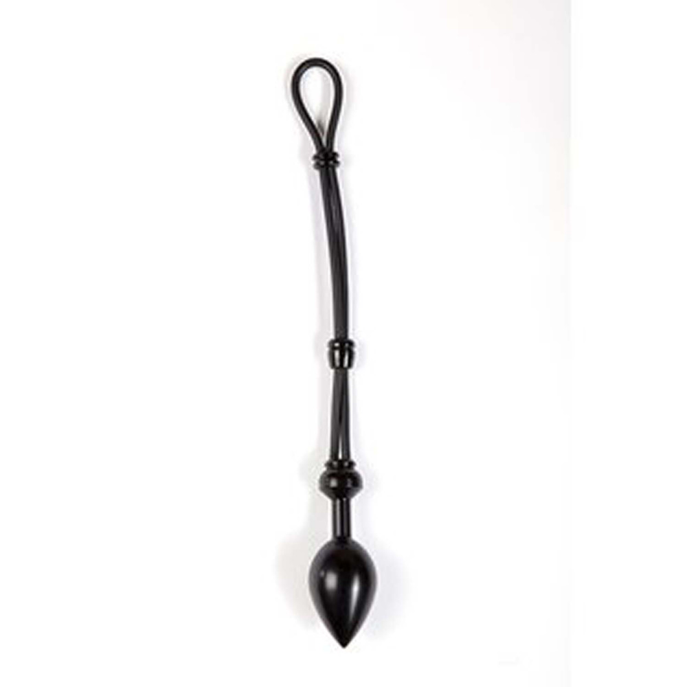 Анальная пробка с эрекционным кольцом COCK GRIP PLUG LARGE BLACK (33753), zoom