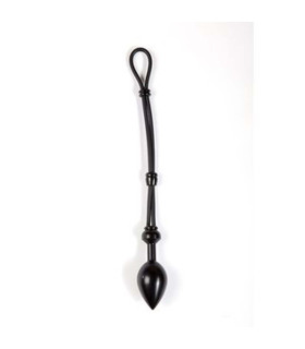 Анальная пробка с эрекционным кольцом COCK GRIP PLUG LARGE BLACK - No Taboo