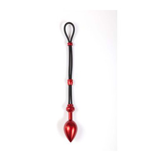 Анальна пробка з ерекційним кільцем COCK GRIP PLUG large RED - No Taboo