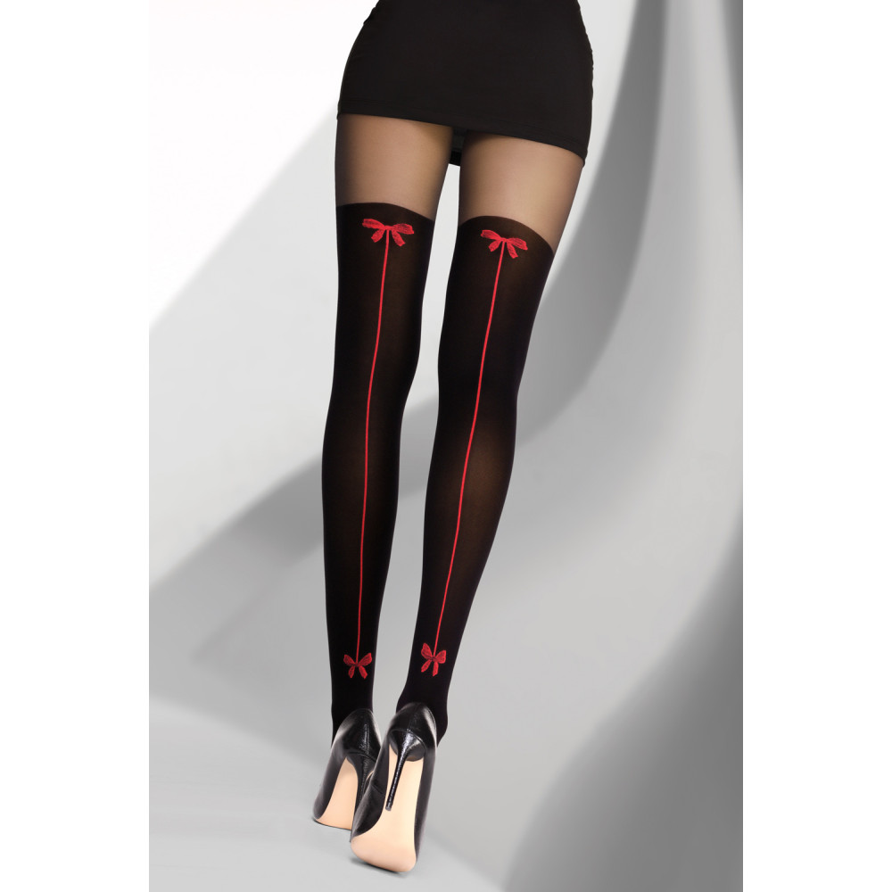 Сексуальные колготки имитация чулок Livia Corsetti Amita 40 den 4 (37106), zoom