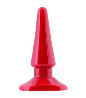 Анальная пробка Black & Red красная - No Taboo