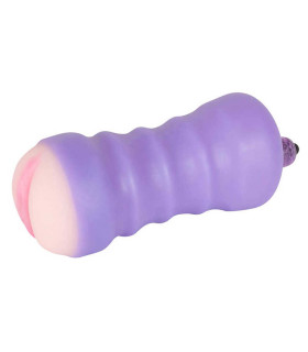 Мастурбатор компактний Purple TPR Pussy Masturbator - No Taboo