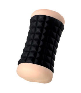 Мастурбатор двусторонний Janice вагина и анус, телесный - No Taboo