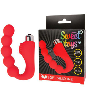 Вібромасажер Sweet Toys, червоний - No Taboo