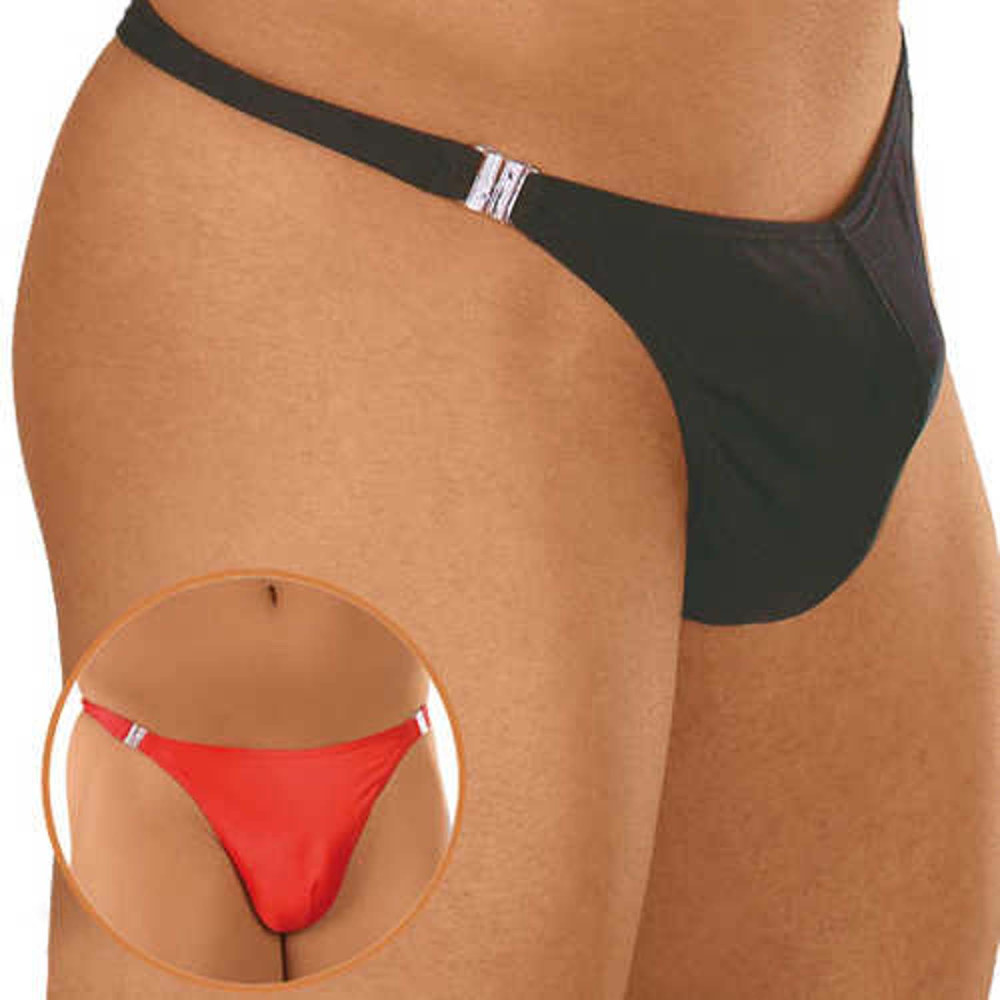 Стринги муж черные L Soft Line (21232), zoom