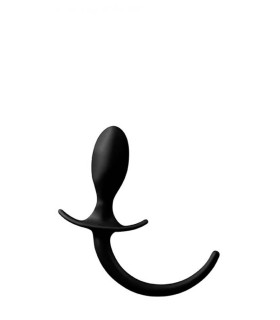 Анальна пробка SHOVE UP 3.5 INCH BUTTPLUG W. TAIL BLACK - No Taboo