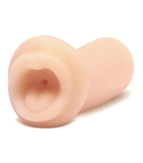 Мастурбатор ротик, телесного цвета, из силикона X5 MEN JASMINES HOT MOUTH BEIGE - No Taboo