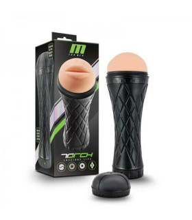 Мастурбатор-ротик тілесного кольору, M FOR MEN THE TORCH LUSCIOUS LIPS - No Taboo