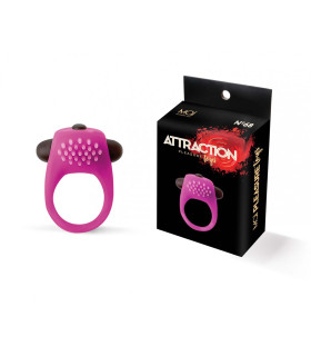 Виброкольцо с рельефом VIBRATING RING PURPLE - No Taboo