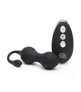 Вагінальні кульки Кегеля Relentless Vibration з вібрацією і пультом 40гр Fifty Shades Of Grey - No Taboo