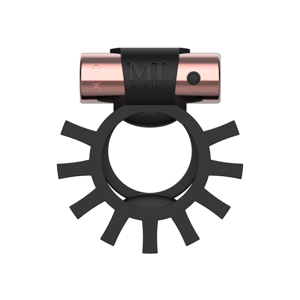 Эрекционное кольцо двойное c вибропулей ML Creation (30992), zoom