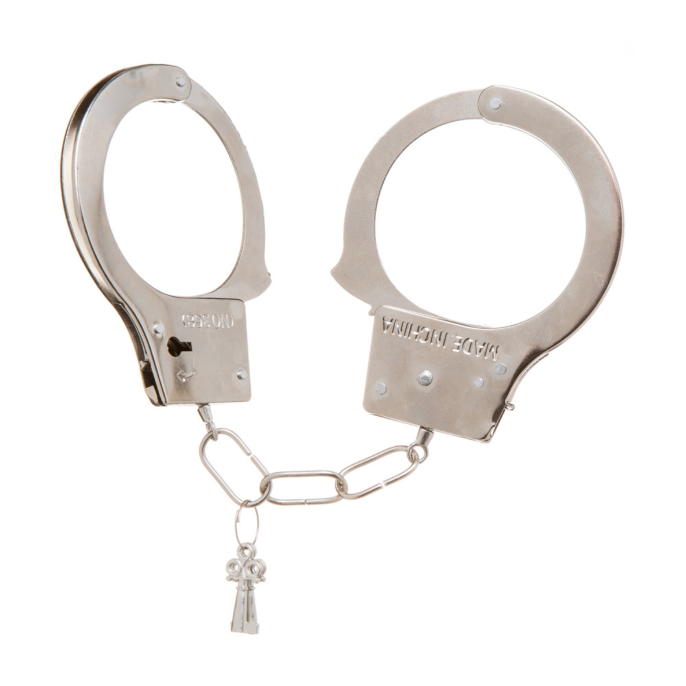 Наручники метал без хутра (для приколу) (33093), zoom