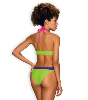 Яркий купальник Obsessive с глубоким декольте и вырезами по бокам, размер S - No Taboo