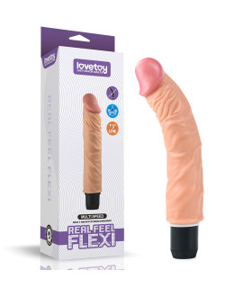 Вибратор реалистичный с хребтом Reel Feel Flexi, 24.8 см - No Taboo