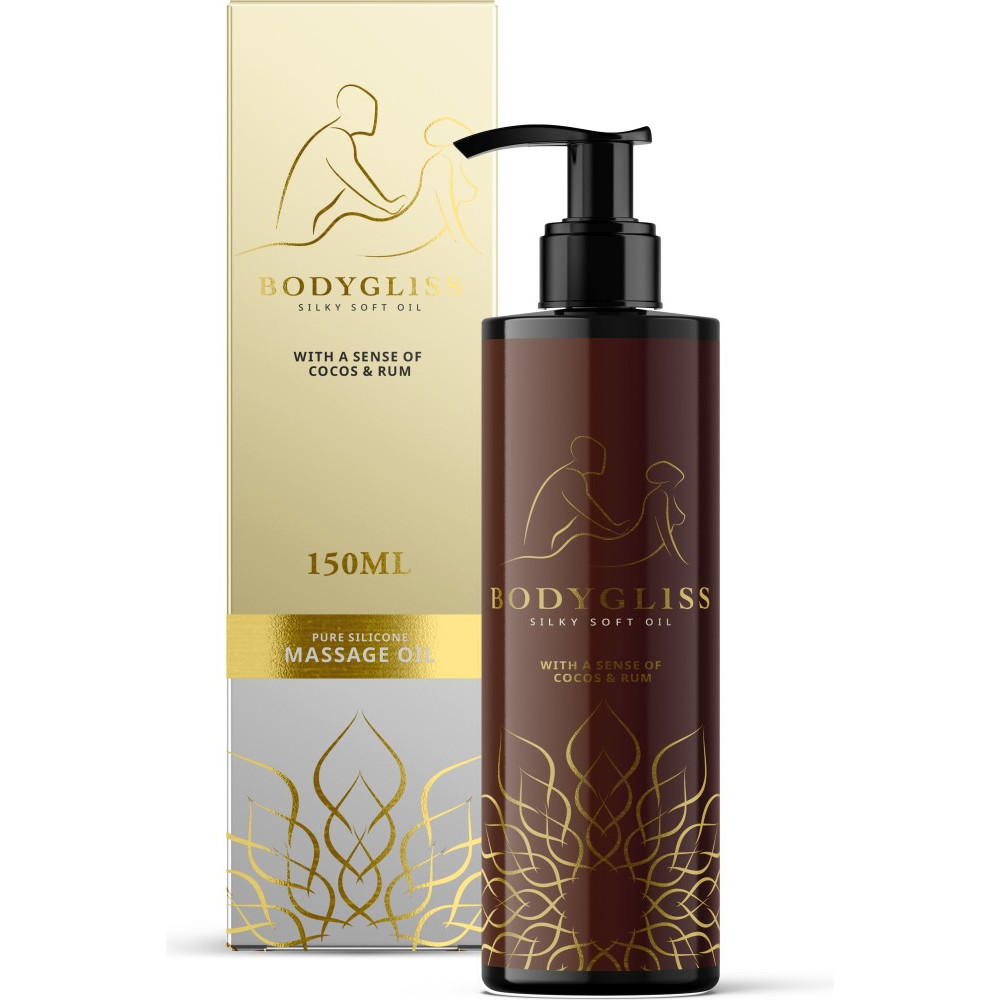 Массажное масло BodyGliss с ароматом кокоса и рома, 150 мл (42222), zoom