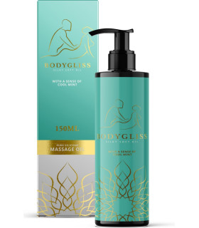 Массажное масло BodyGliss с ароматом мяты, 150 мл - No Taboo