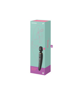 Вибратор-микрофон Satisfyer Wand-er Woman черный, 34 х 7.8 см - No Taboo