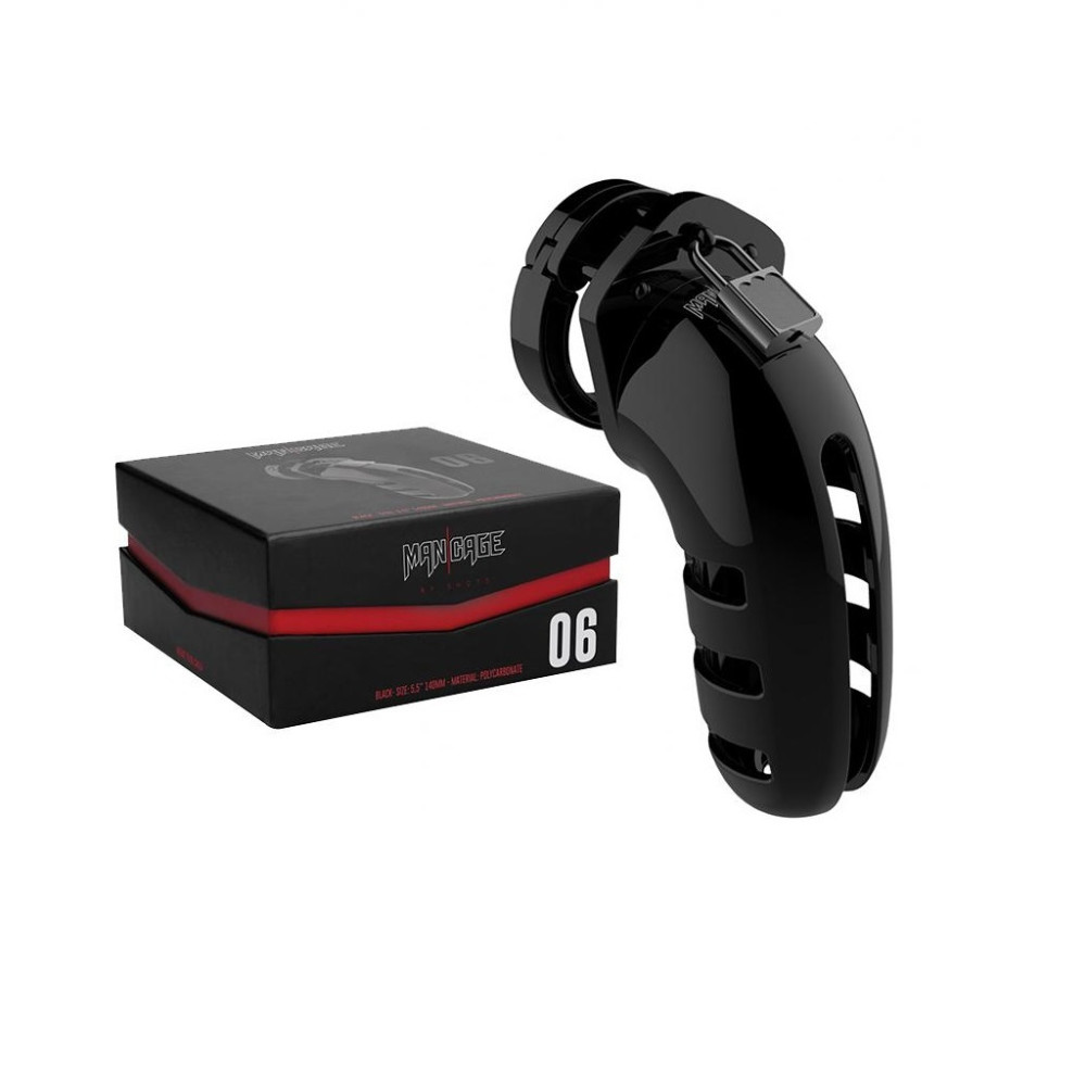 Пояс верности из поликарбоната, на замке, черный (41310), zoom