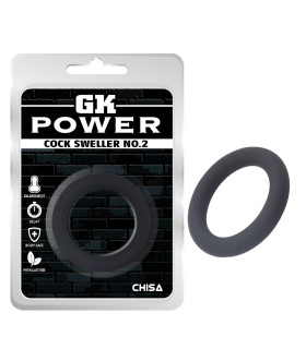 Эрекционное кольцо на член No.2, силиконовое, черное, 4 см - No Taboo