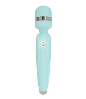 Вибромассажер-микрофон силиконовый, мятного цвета - No Taboo