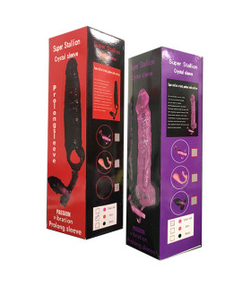 Насадка подовжує з анальним відростком, Бежева 30 см х 4.5 см - No Taboo