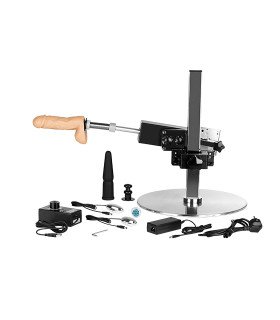 Секс машина устойчивая, с 2-мя насадками и вибрацией, металл, Diva - No Taboo