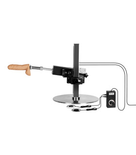 Секс машина устойчивая, с 2-мя насадками и вибрацией, металл, Diva - No Taboo