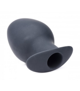 Анальная пробка с тоннелем, черная - No Taboo