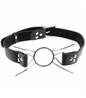 Кляп-павук Розширювач, на шкіряному ремінці, діаметр 4.5 см - No Taboo