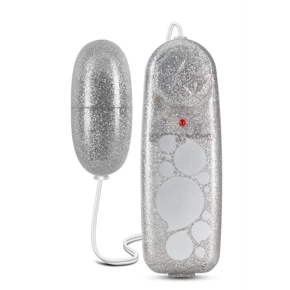 Виброяйцо с пультом управления B Yours, серебристое, 5.7 х 2.5 см (42573), zoom