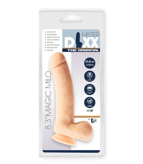 Фаллоимитатор реалистичный из антибактериального ПВХ, на присоске, 21 см х 4 см - No Taboo