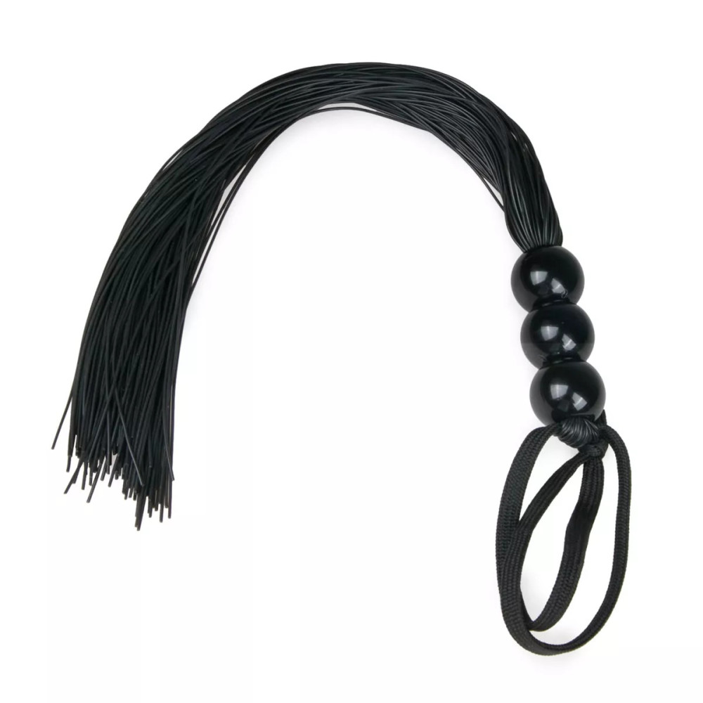 Плетка силиконовая Black Silicone Whip, 32 см (53627), zoom
