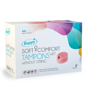 Тампоны для секса и спорта BEPPY - WET TAMPONS, 8 шт - No Taboo