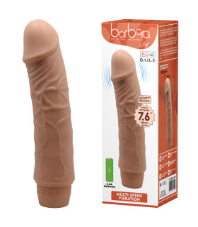 Вибратор реалистичный Barbara Jeff, бежевый, 19.5 см - No Taboo
